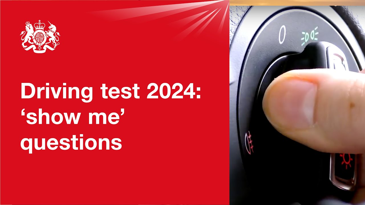 'Show me, tell me': show me questions 2024:  official DVSA guide